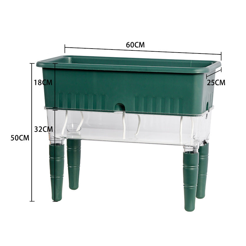 Balcony Grow Box - Self-Watering Raised Planter - PlantMart.pk