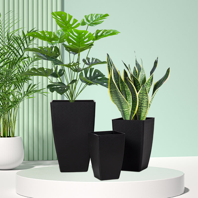 Modern Tall&nbsp;Plastic Planter - PlantMart.pk